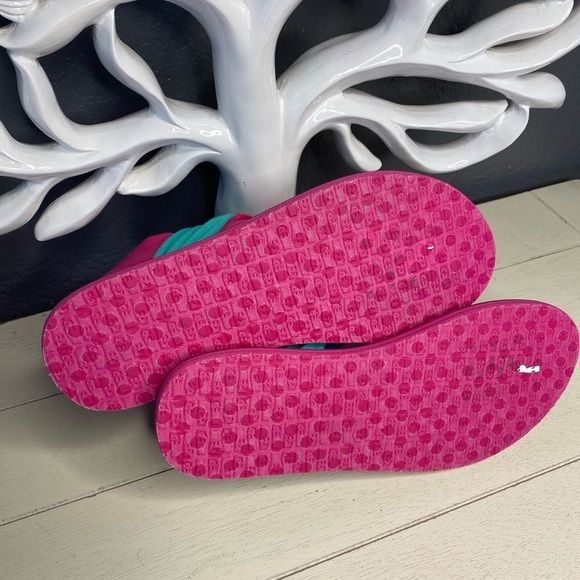 Sanuk Thong Flats Sandals Size 6-7 Yoga Mat Sling - Picture 6 of 7
